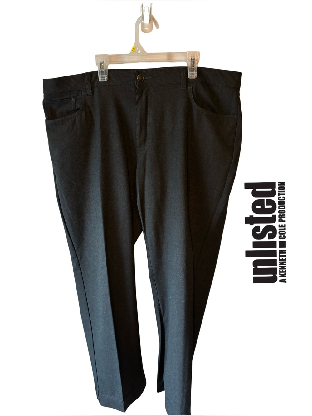 Unlisted by Kenneth Cole Charcoal Grey Men’s Dress Pants - Slim Straight